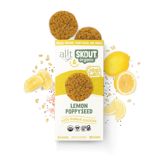 Skout Organic Lemon Poppyseed Soft Baked Cookies