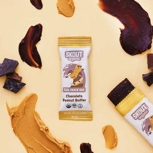 Skout Organic Chocolate Peanut Butter Kids Snack Bar