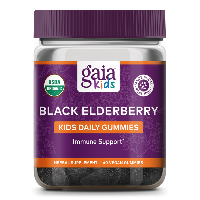 GaiaKids Black Elderberry Kids Daily Gummies (COG)