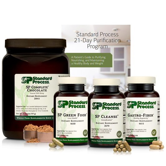 Purification Product Kit with SP Complete Chocolate and Gastro-Fiber