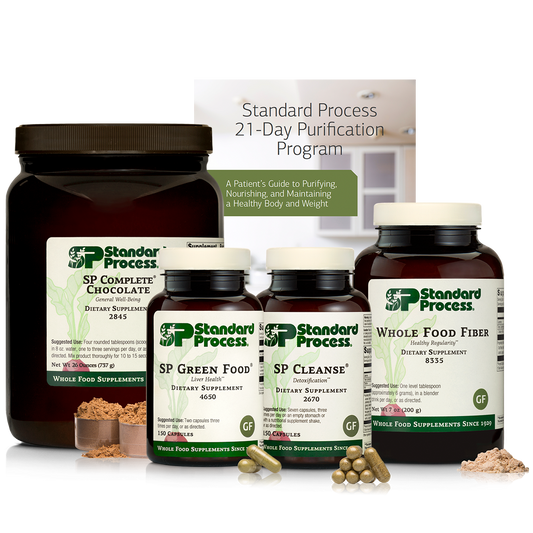 Purification Product Kit with SP Complete Chocolate and Whole Food Fiber