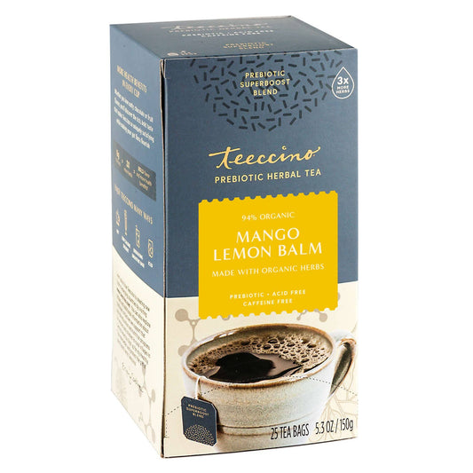 Mango Lemon Balm Prebiotic SuperBoost Herbal Tea